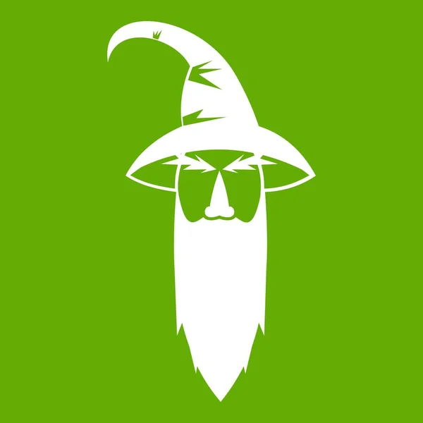 Ícone do assistente verde — Vetor de Stock