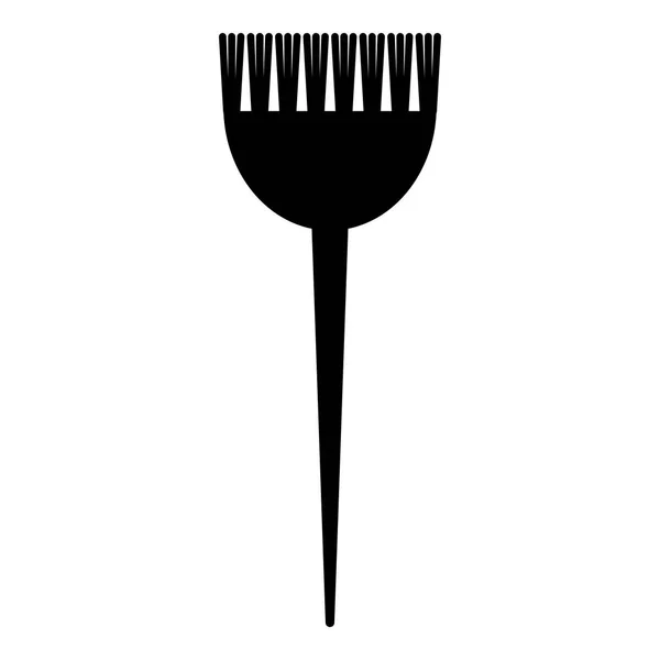 Icône brosse à cheveux, style simple — Image vectorielle