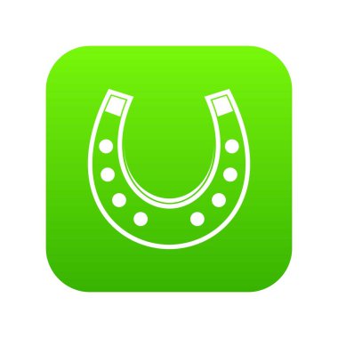 At nalı simgesi dijital yeşil