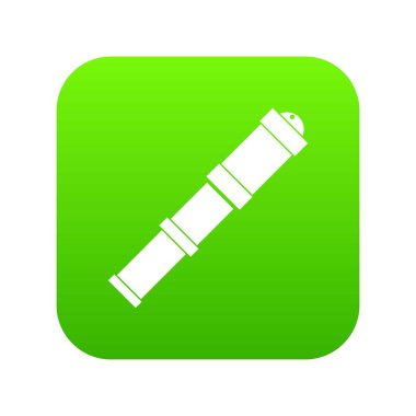 Antika teleskop simgesi dijital yeşil