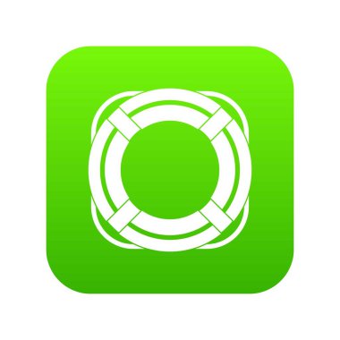 Lifebuoy simgesi dijital yeşil