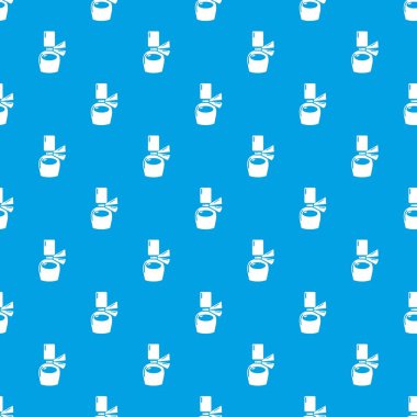 Parfüm şişesi hediye desen vektör kesintisiz mavi