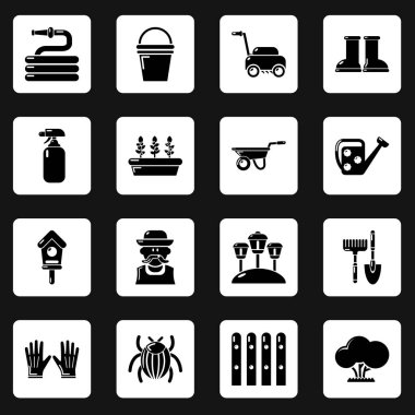 Bahçıvan Icons set, basit tarzı