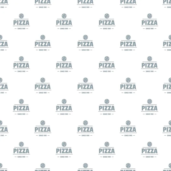 Pizza rajče vzor vektor bezešvé — Stockový vektor