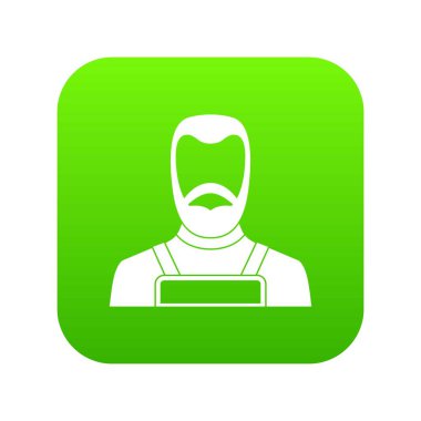 Demirci simgesi dijital yeşil