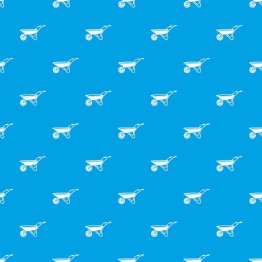 El arabası desen vektör kesintisiz mavi