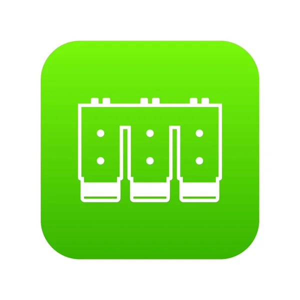 Elektronik devre kartı simgesi dijital yeşil — Stok Vektör