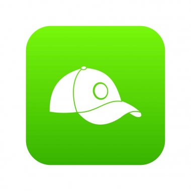 Cap simgesi dijital yeşil