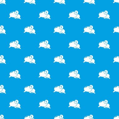 İletişim desen vektör kesintisiz mavi