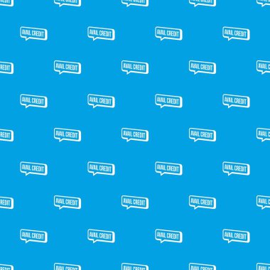 Elde edilebilir kredi desen vektör kesintisiz mavi