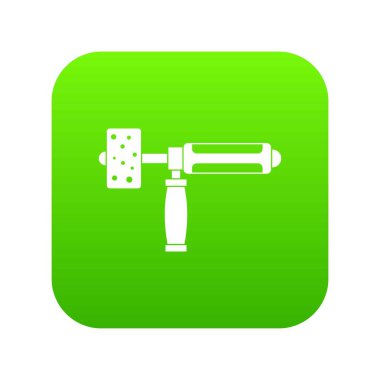 Hassas taşlama makinesi simgesini dijital yeşil