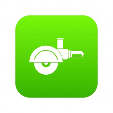 Yüksek hızlı makine simgesi dijital yeşil kesmek