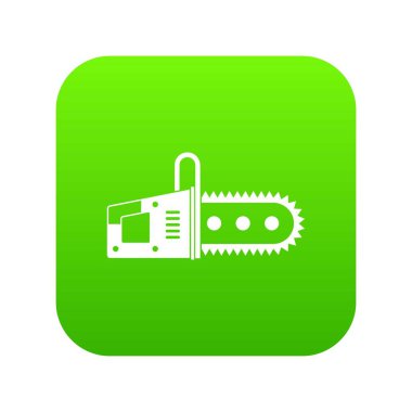 Testere simgesi dijital yeşil