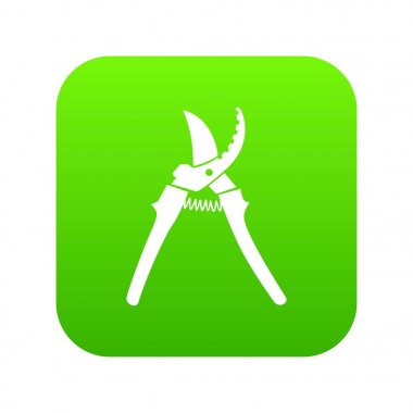 budayıcı yeşil simge vektör