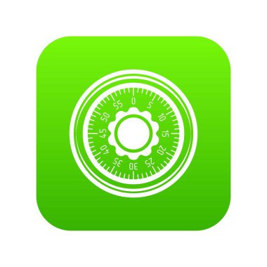 Güvenli simge yeşil vektöründen kilitle