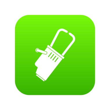 Kaynak ekipmanları simgesi dijital yeşil