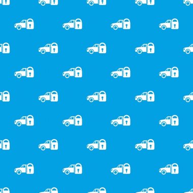 Sigorta araba desen vektör kesintisiz mavi