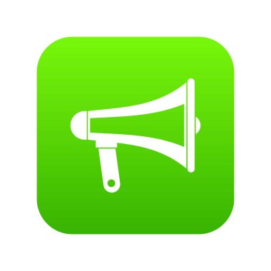 Hoparlör simgesi dijital yeşil