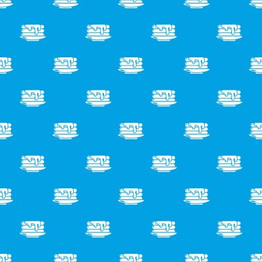 Krep desen vektör kesintisiz mavi