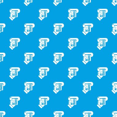 Ekleme kredi kartı desen vektör kesintisiz mavi