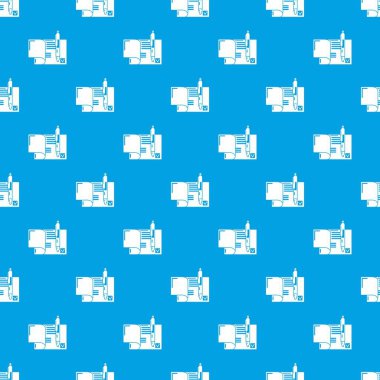 Antlaşma desen vektör kesintisiz mavi