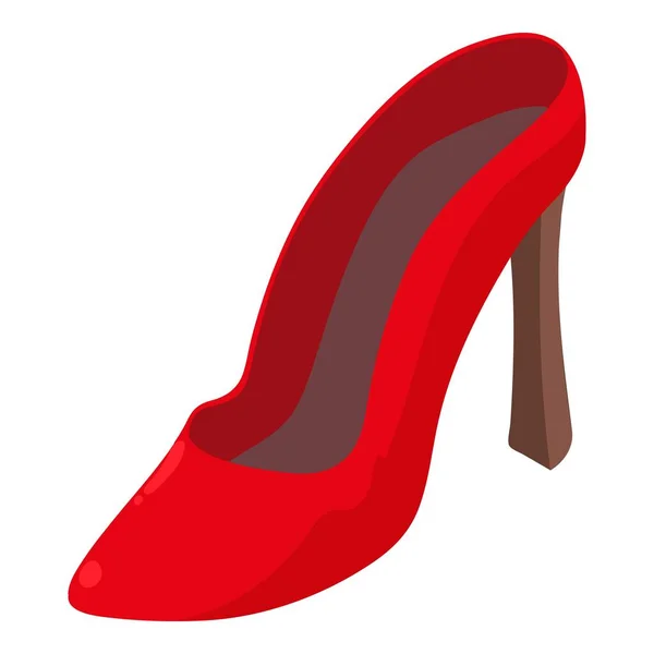 Γυναικείο παπούτσι εικονίδιο, ισομετρική στυλ — Διανυσματικό Αρχείο