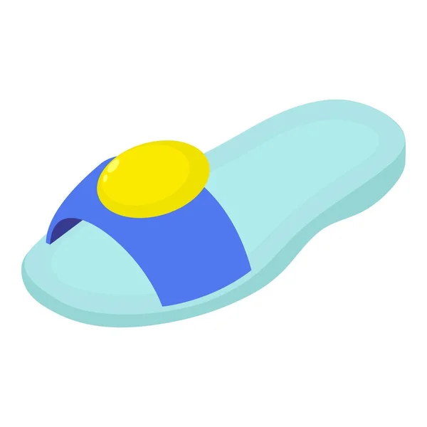 Sandale de plage icône, style isométrique — Image vectorielle
