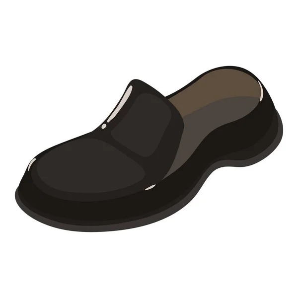 Icono de zapato de cuero, estilo isométrico — Vector de stock