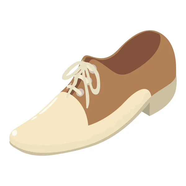 Hombre icono del zapato, estilo isométrico — Vector de stock