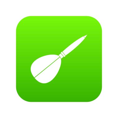 Dijital Yeşil ok simgesi oynamak için ok