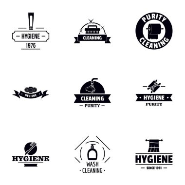 Hijyen logo koymak, basit tarzı