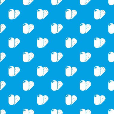 Sabun desen vektör kesintisiz mavi