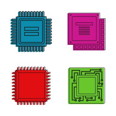 CPU simge kümesi, renk anahat stili