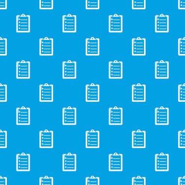 Onay listesi desen vektör kesintisiz mavi