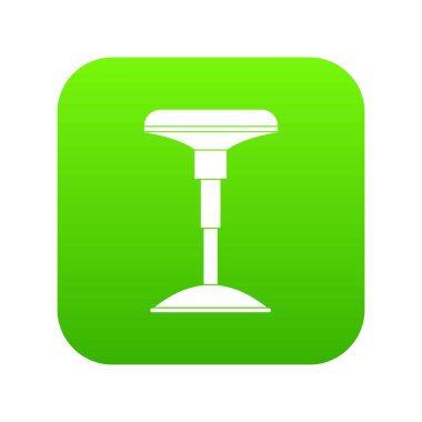 Bar tabure simgesi dijital yeşil