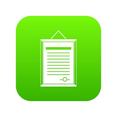 Regülasyonun simgesi dijital yeşil