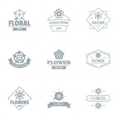 Flora logo koymak, basit tarzı