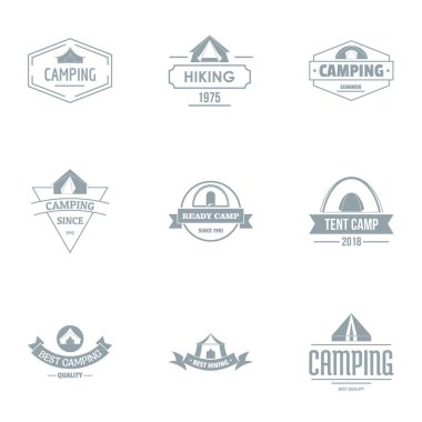 Kamp logo koymak, basit tarzı