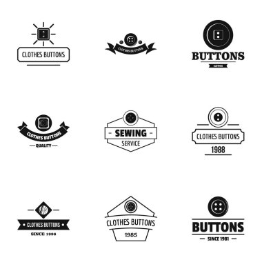 İğne işi logo koymak, basit tarzı