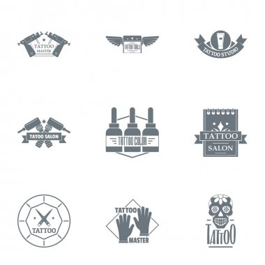Dövme logo koymak, basit tarzı