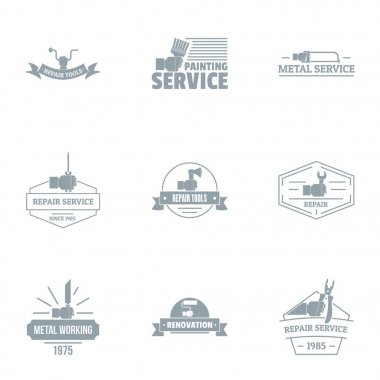 Boyama Hizmetleri logo koymak, basit tarzı