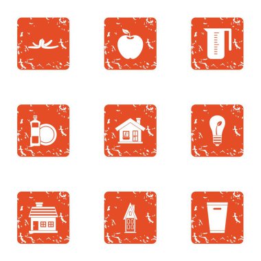 Saf ev simgeler kümesi, grunge tarzı