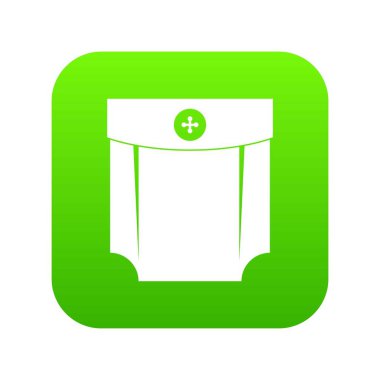 Cep tasarım simgesi dijital yeşil