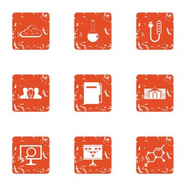 Kimyasal Üniversitesi simgeler kümesi, grunge tarzı