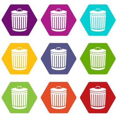 Cap simgeler kümesi 9 vektör ile kova