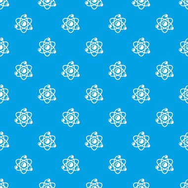 Molekülün genetik desen vektör kesintisiz mavi