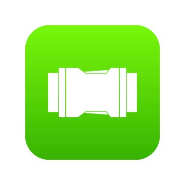 Yan yayın tokası simgesi dijital yeşil