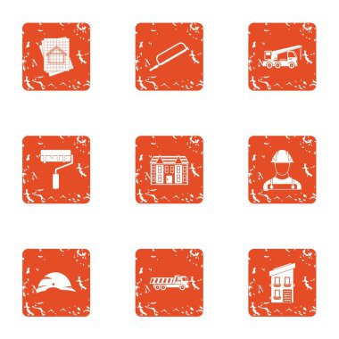 İnşaat sözleşmesi simgeler kümesi, grunge tarzı