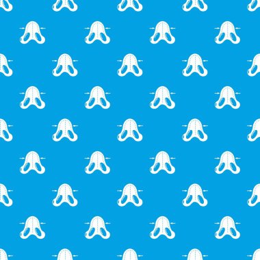 Burun azaltma desen vektör kesintisiz mavi