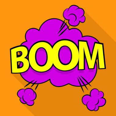 Boom simgesi, pop sanat tarzı